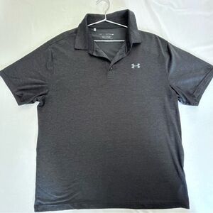 Under Armour Men's Dark Gray Polo Shirt